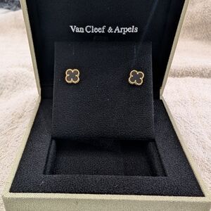 Van Cleef & Arpels Gold Clover Earrings